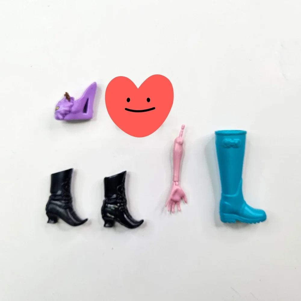 Monster High Doll Accessories Kids OS Multicolor Boots Shoes Arm Replacement Lot